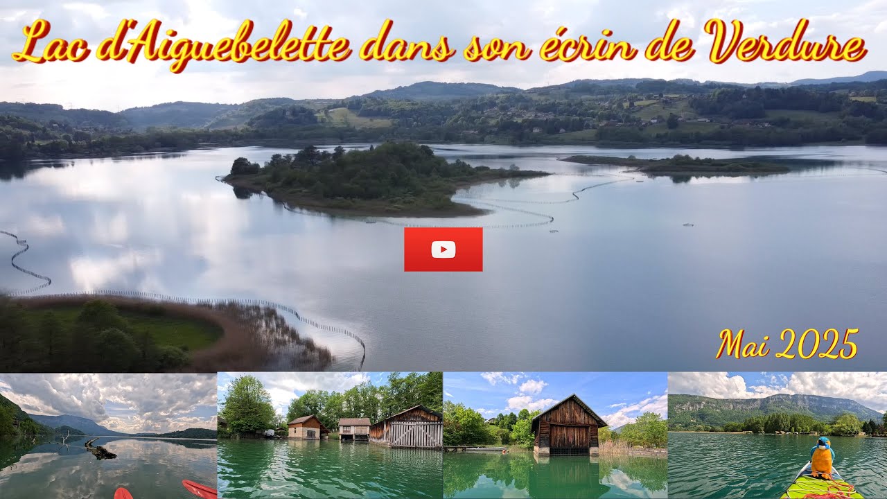 La Beauté du  Lac d'Aiguebelette en Kayak, la nature dans son écrin le plus pur en Mai 2025. Vol 2