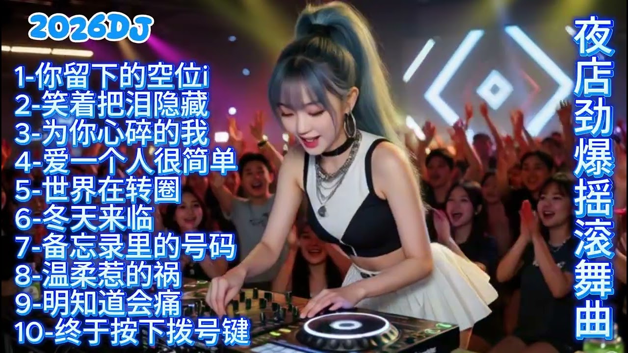🎶🔥《你留下的空位》2026年度最热最好听夜店摇滚版🎶🔥#dj #djsong #djremix #djviral #djtiktok