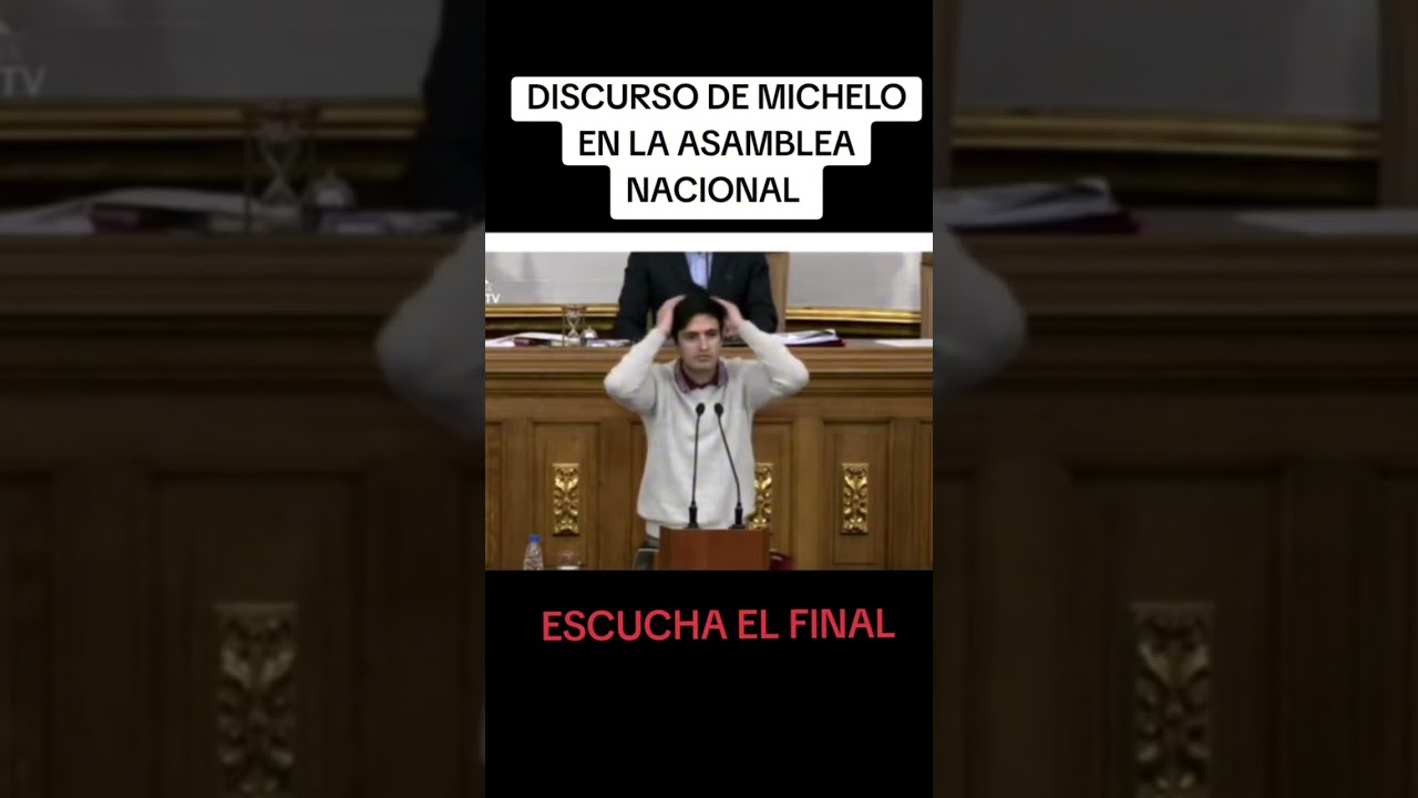 Discurso 🎤 de michelo ante la asamblea nacional de Venezuela 🇻🇪 sobre las redes sociales