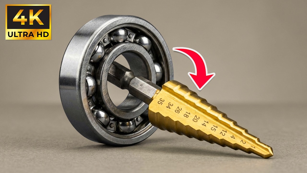 Never Buy A New Step Drill Bit! Sharpen Your Step Drill Bit In Just 2 Minutes For Beginners