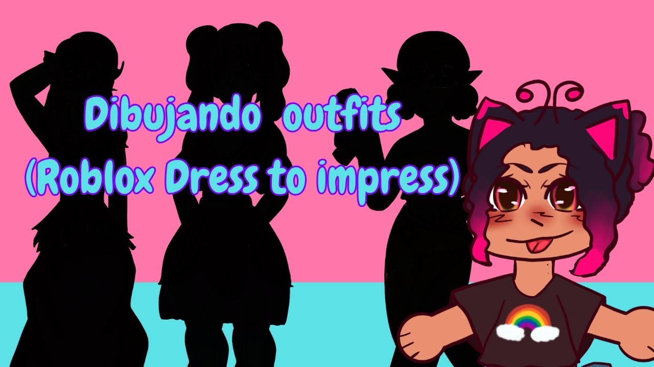Dibujando outfits de Dress to impress(Roblox)🐈‍⬛🩷