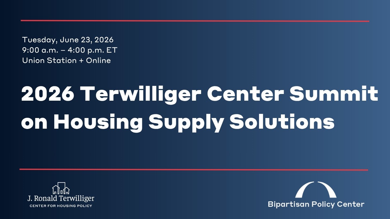 2026 Terwilliger Center Summit on Housing Supply Solutions