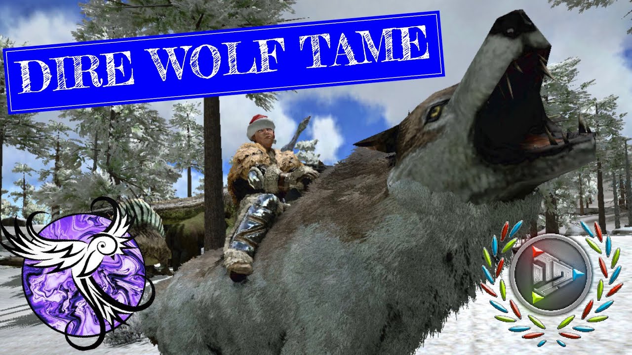 TAMING OUR FIRST DIRE WOLF | Nomadic Survival EP31 | ARK Survival Evolved Mobile