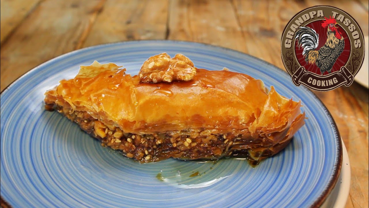 Μπακλαβάς με Μέλι και ελαιόλαδο | Παππούς Τάσος