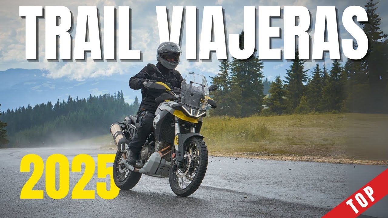Mejores MOTOS Trail de MEDIA cilindrada para VIAJAR este 2025