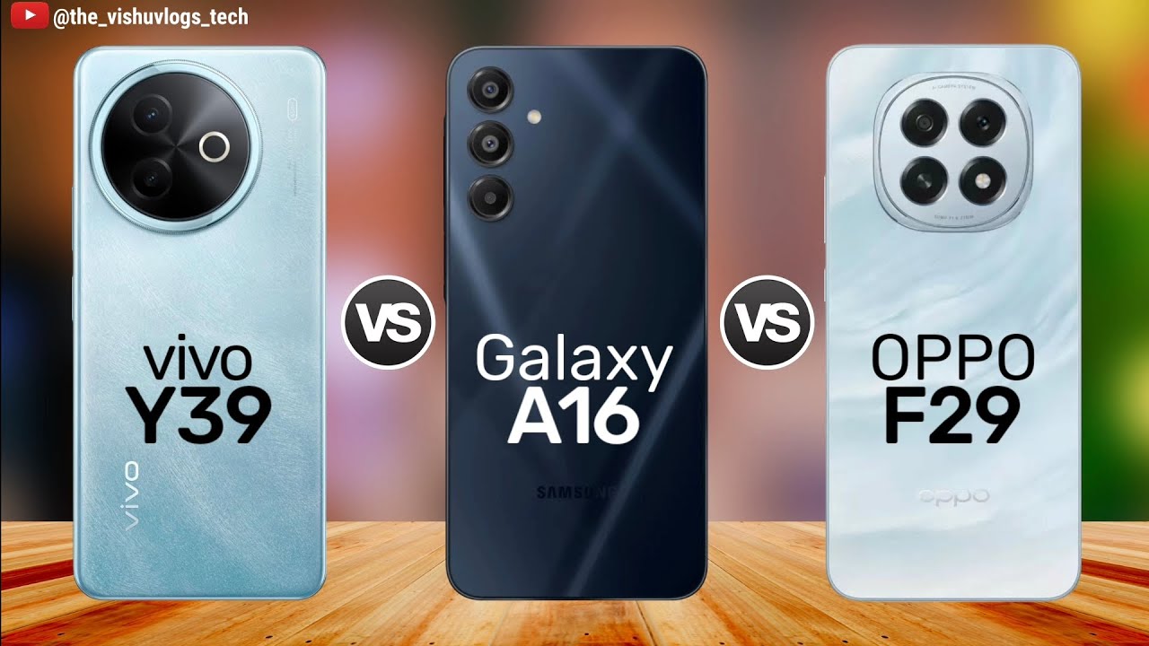 Top 3 Best Camera Phones under 20000; ⚡ Vivo Y39 vs Galaxy A16 5G vs OPPO F29 - FULL COMPARISON! 🔥🔥