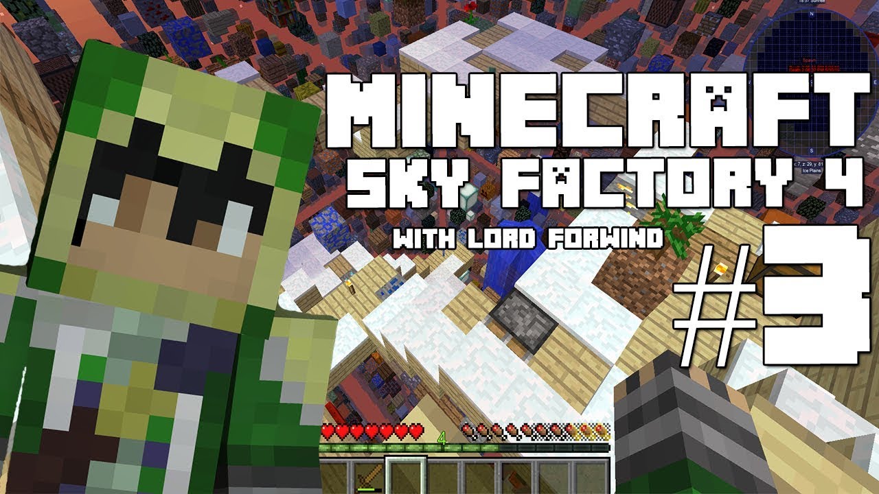 Minecraft Sky Factory 4 - Ep.3 - The hunt for sand!