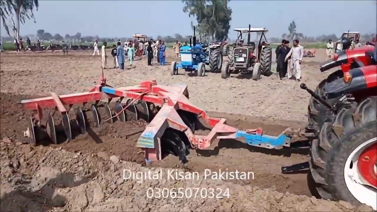 Yto 604 vs mf 360 1st gear full disk dono 2 wheel main performance moqabla part 03 in punjab pak