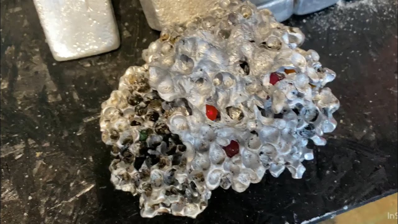 Trash to treasure melting aluminium can into orbeez