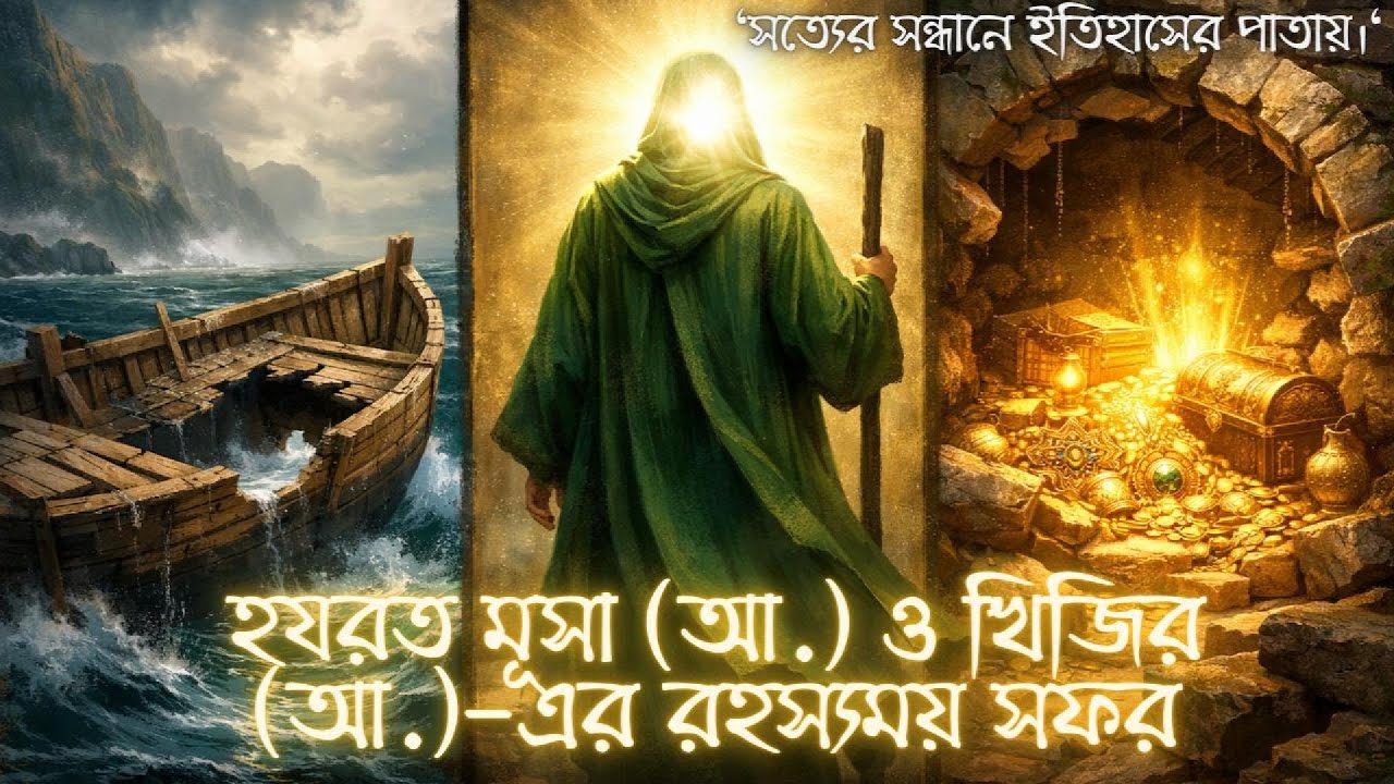 হযরত মুসা (আ.) ও খিজির (আ.)-এর রহস্যময় সফর | মানুষের জ্ঞানের সীমানা যেখানে শেষ | @EmaniDastan