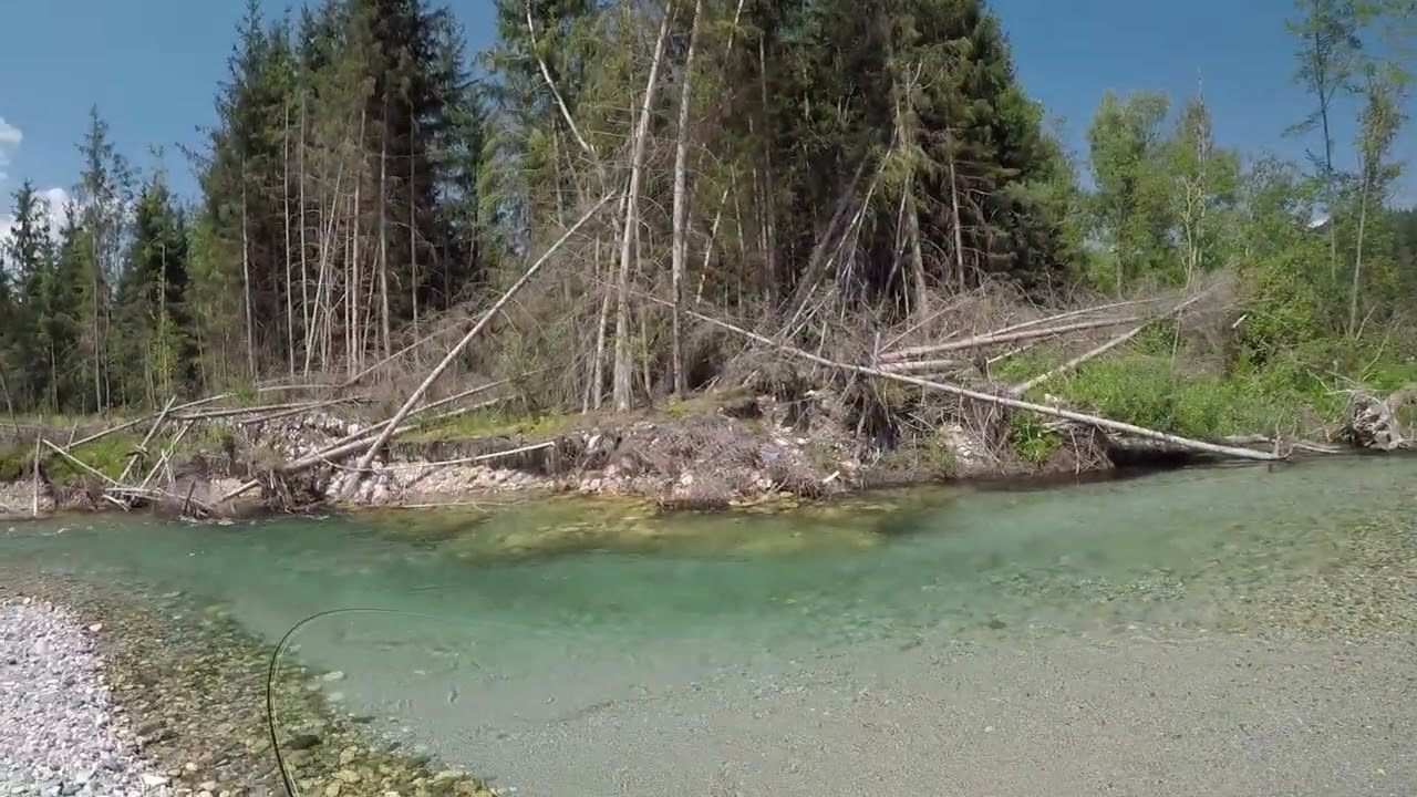 Part 2 Flyfishing for trout in the river Vellach  Austria
