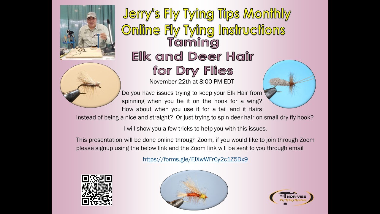 Taming Elk and Deer Hair for Dry Flies