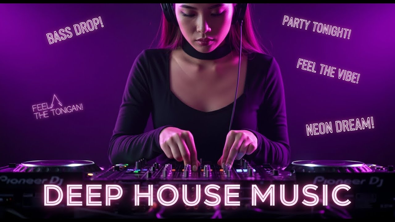 Deep House Vibes That Feel Chill and Groovy 🧊 Deep Bass and Cool Motion