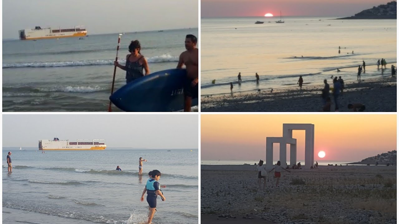 An evening at beach/Beautiful views of sunset/Fun day /urdu/hindi vlogs France/Pak French Vlogs