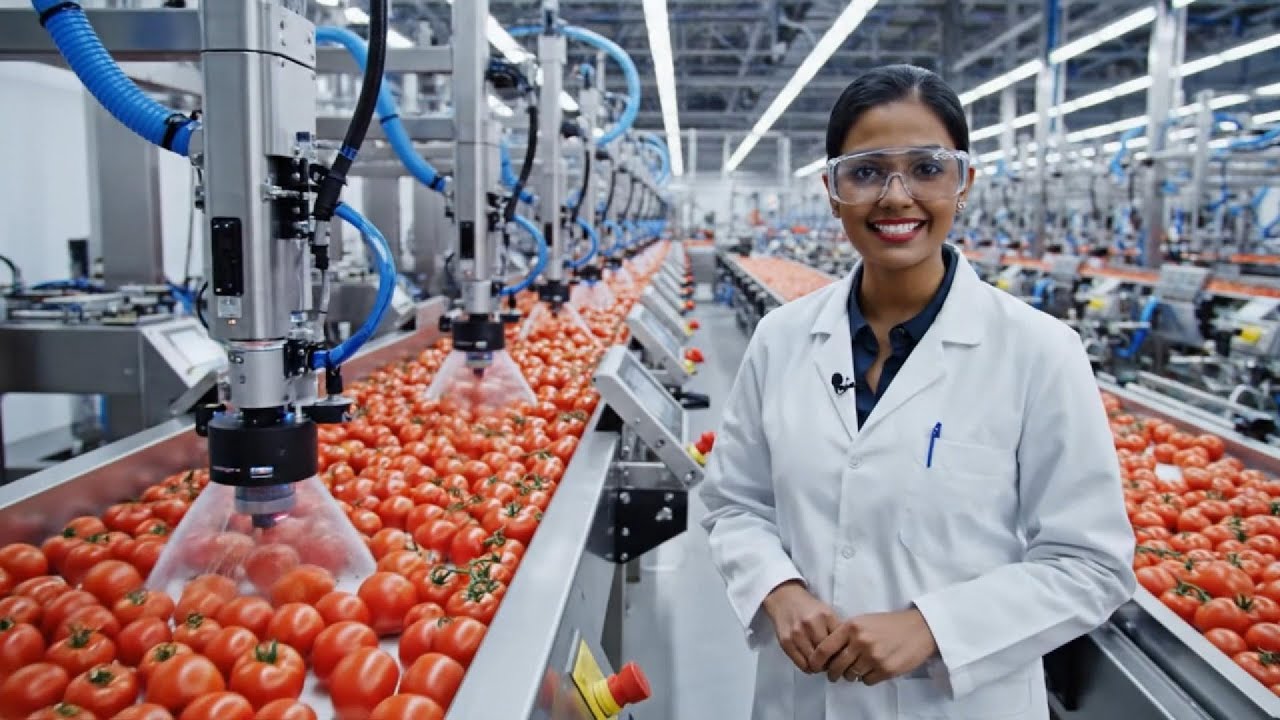 From Tomato Farm to Factory &ndash; How Tomato Juice Is Made
