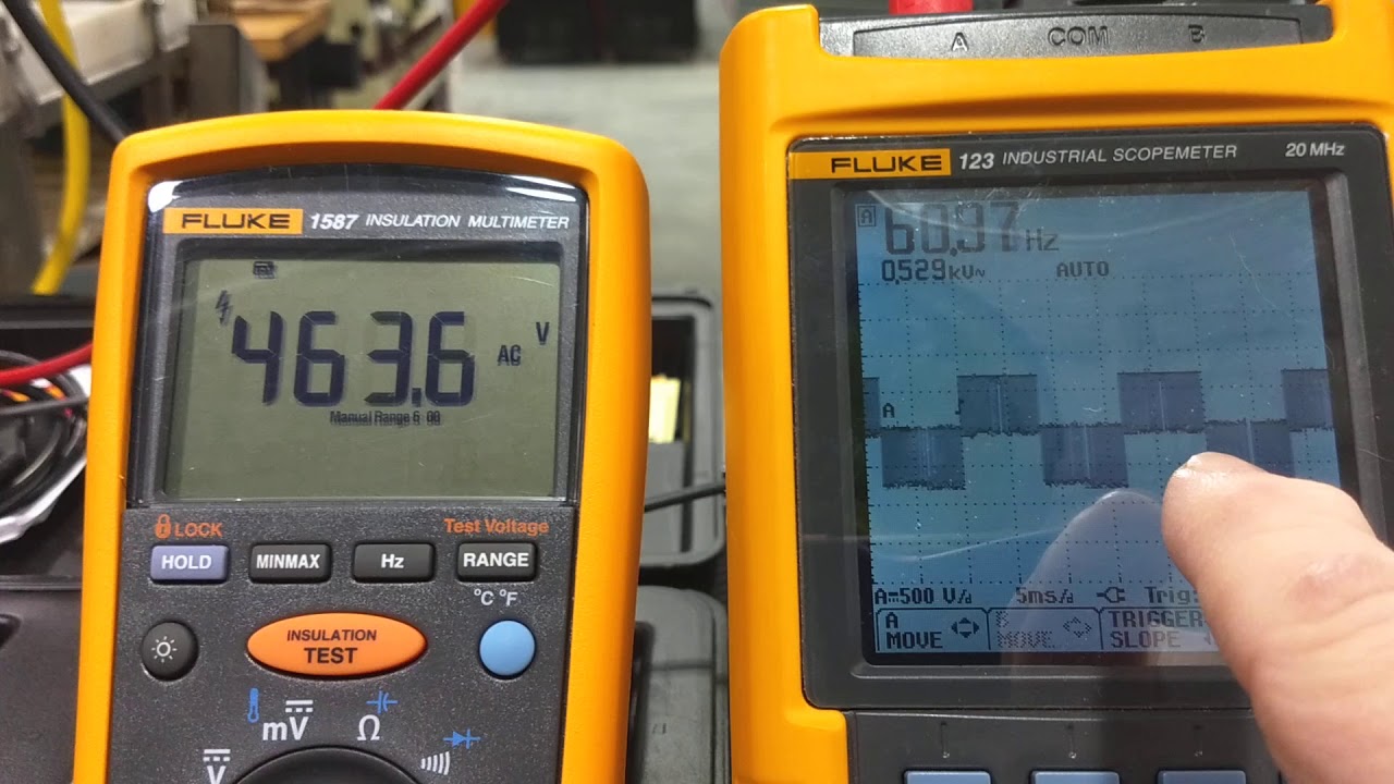 ELC 117- VFD & Motor wired and programmed by Nathan Piercy and Luke Matthews