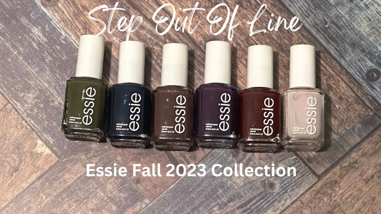 STEP OUT OF LINE | ESSIE FALL 2023 COLLECTION | LIVE SWATCH