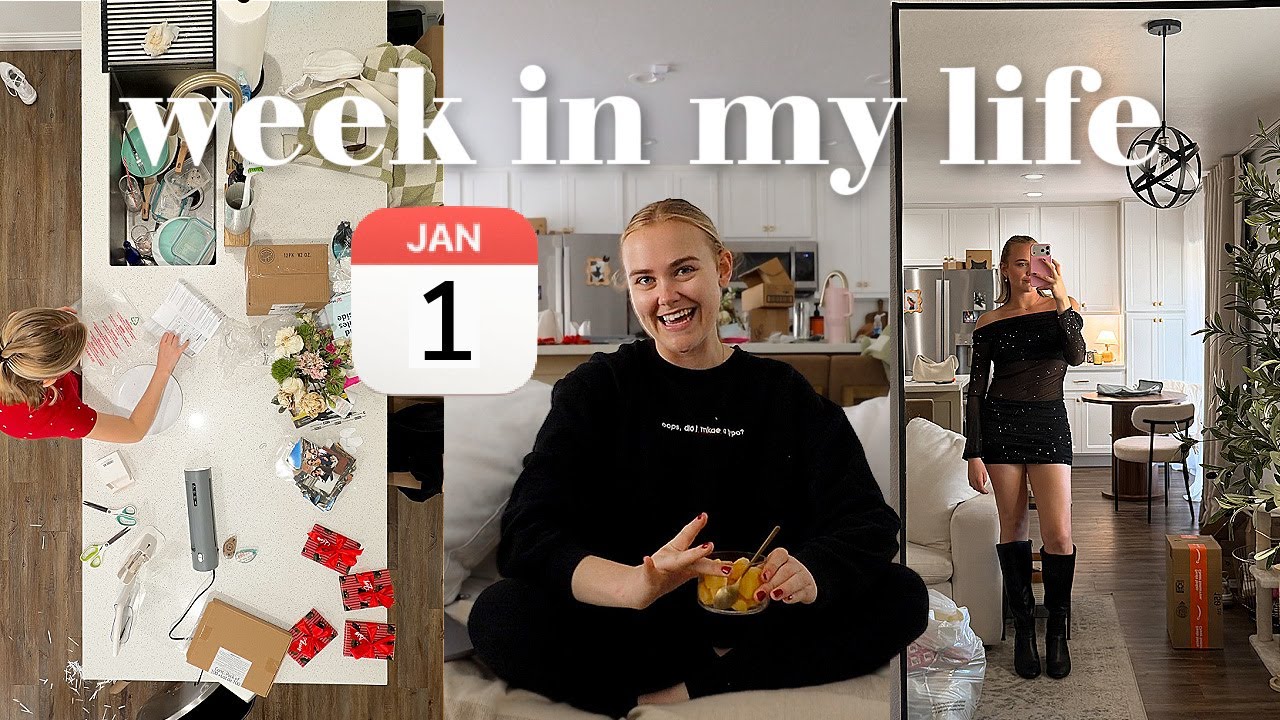 WEEK IN MY LIFE: new year's eve prep, sunday reset, diy guess who game, nye nails