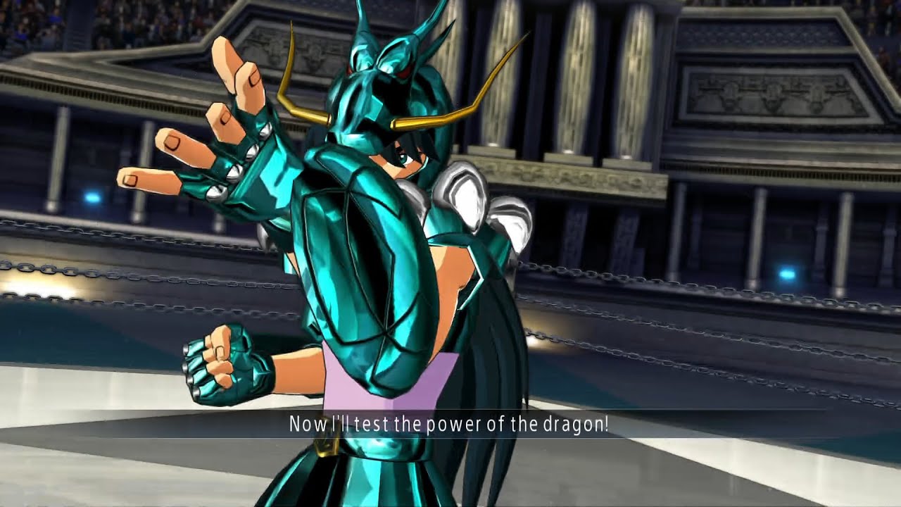 Saint Seiya Soldier's Soul: Dragon Shiryu First Bronze Cloth Moveset Gameplay [PS4] (English)