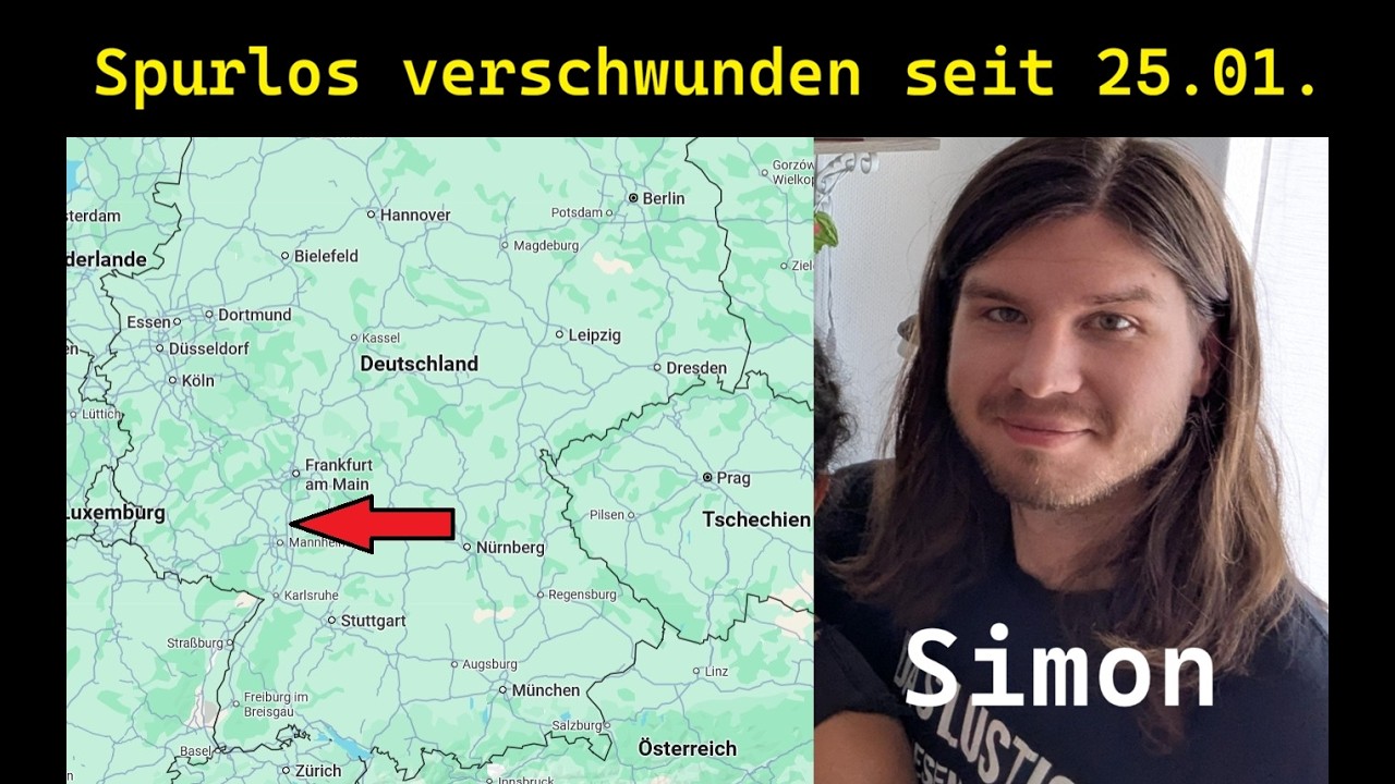Simon B. - Spurlos verschwunden - Wir brauchen Hilfe bei Vermissung!! Bitte teilt das Video!