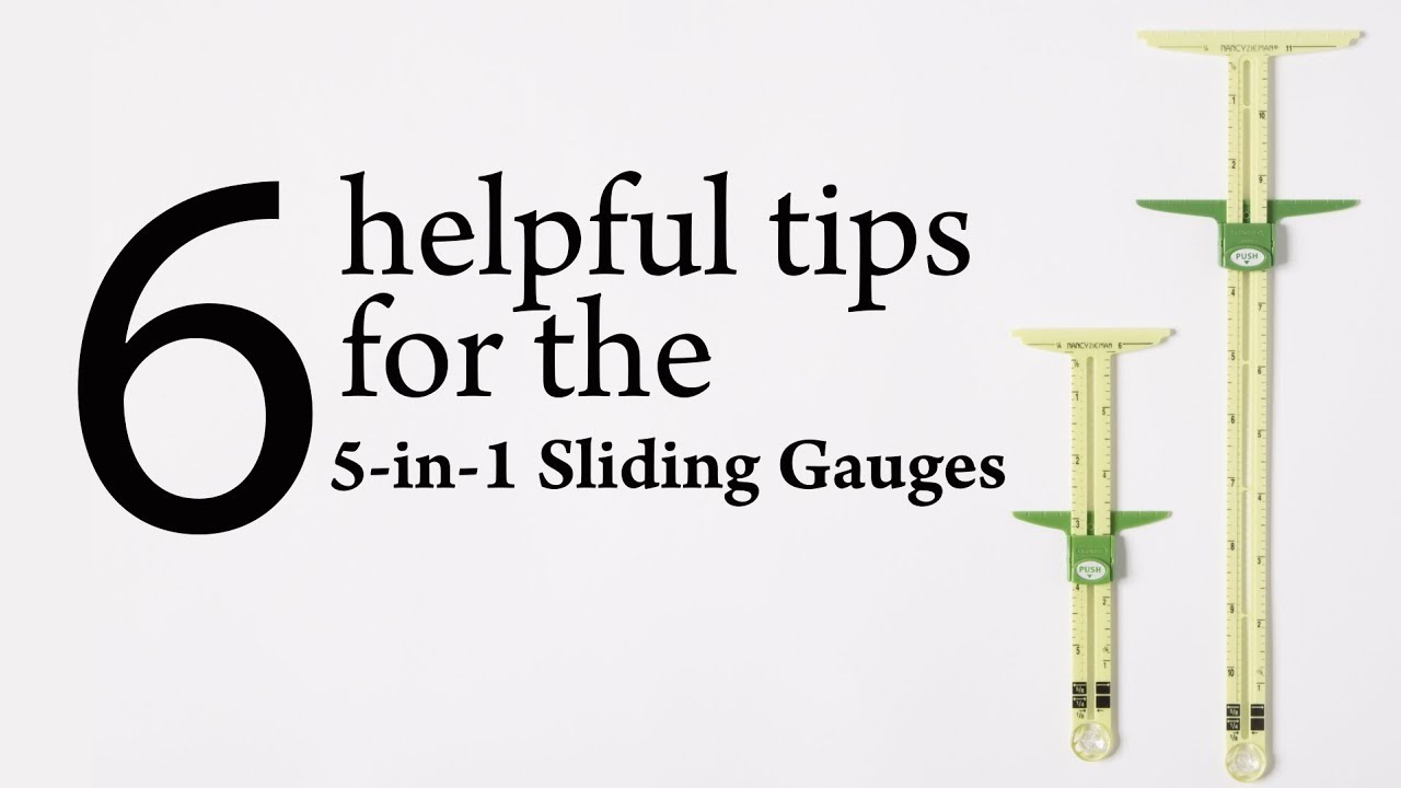 6 Helpful Tips For The 5-in-1 Sliding Gauge