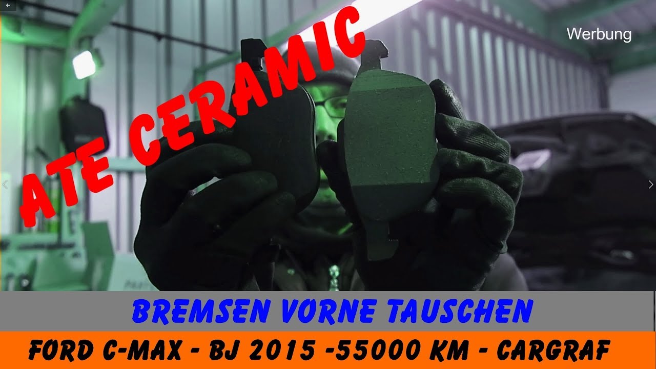 ATE CERAMIC - Ford C-MAX - BJ 2015 - Bremsklötze und Scheiben vorne tauschen - Staubfrei?