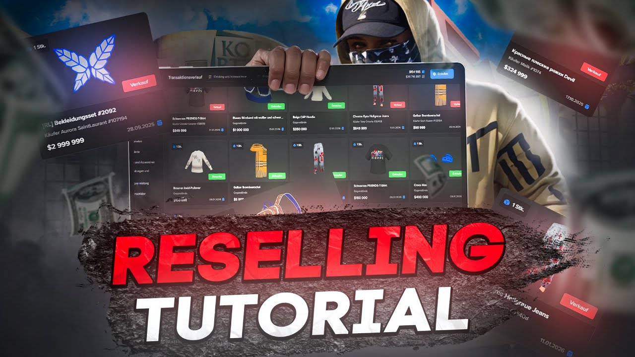 Mit Reselling extrem viel Geld verdienen 💸🔥 | Schritt-für-Schritt Guide | Jaden Cartez