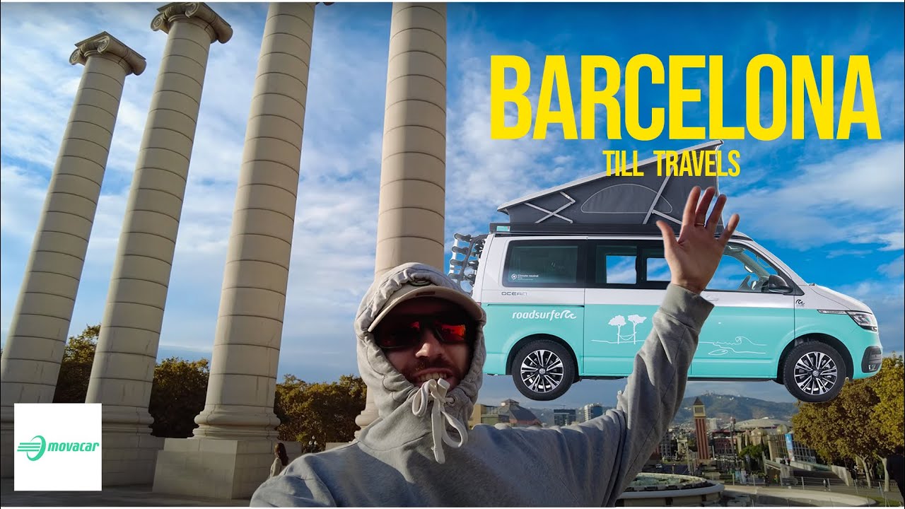 FÜR 1€ mit dem Campingvan von Deutschland nach Spanien (Barcelona)