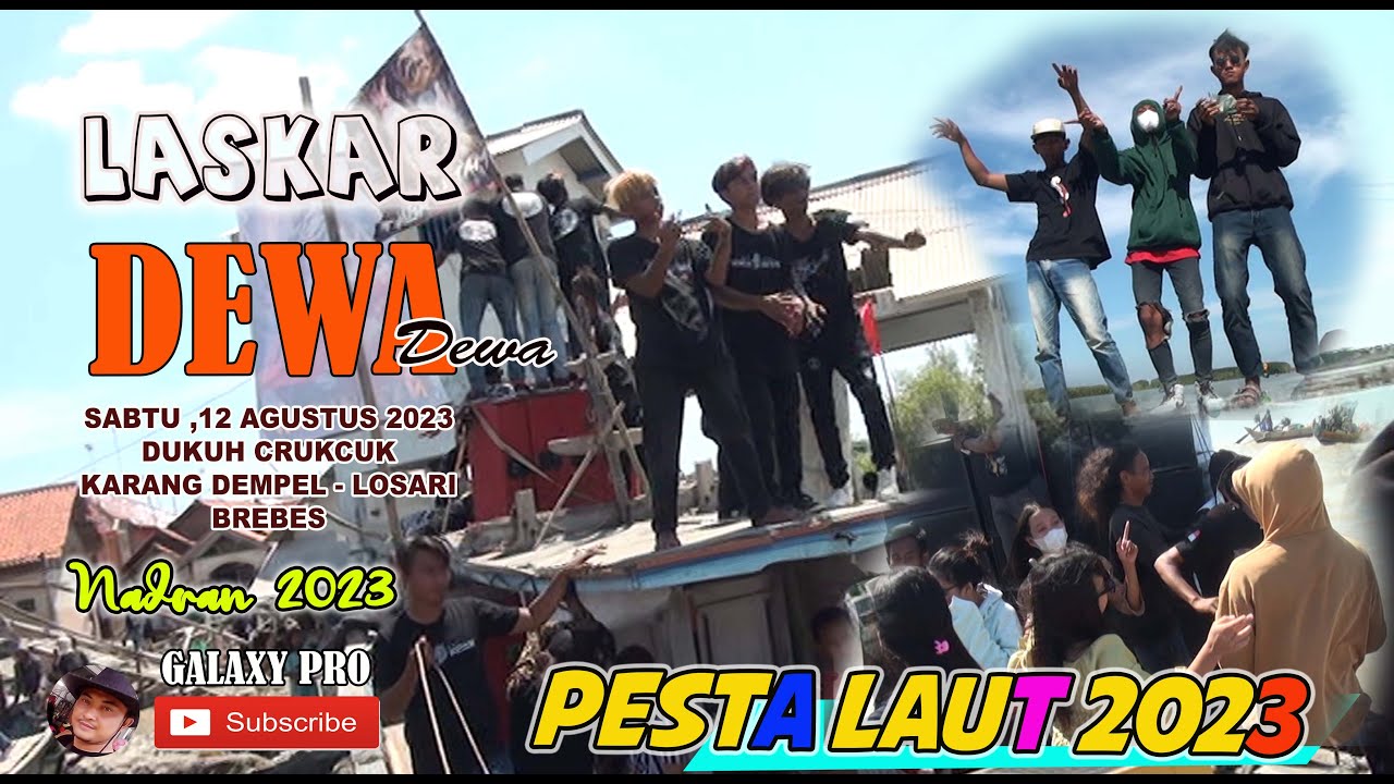 GEBYAR PESTA LAUT 2023 LASKAR DEWA | CRUKCUK 12 AGUSTUS 2023