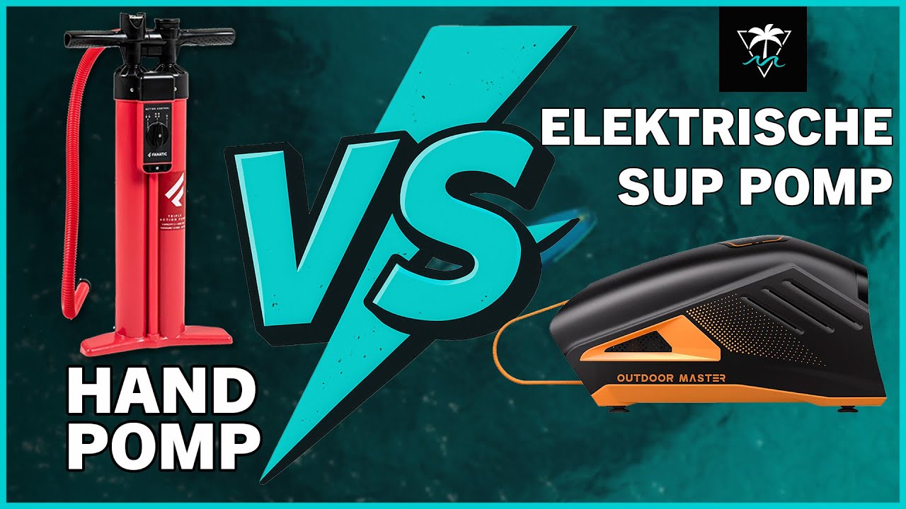 Handpomp vs Elektrische SUP Pomp ⚡️ | Welke pomp is sneller?