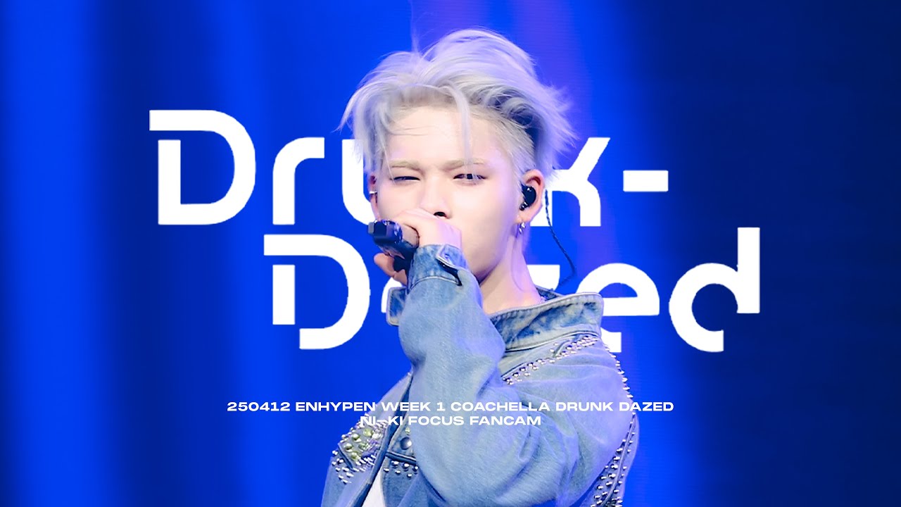 250412 Coachella Week1 NI-KI 니키 FANCAM: Drunk-Dazed