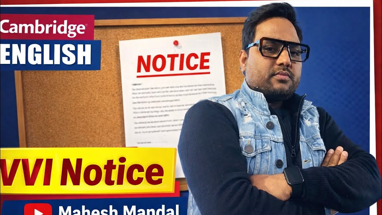 Class 12th “Notice” for board exam 