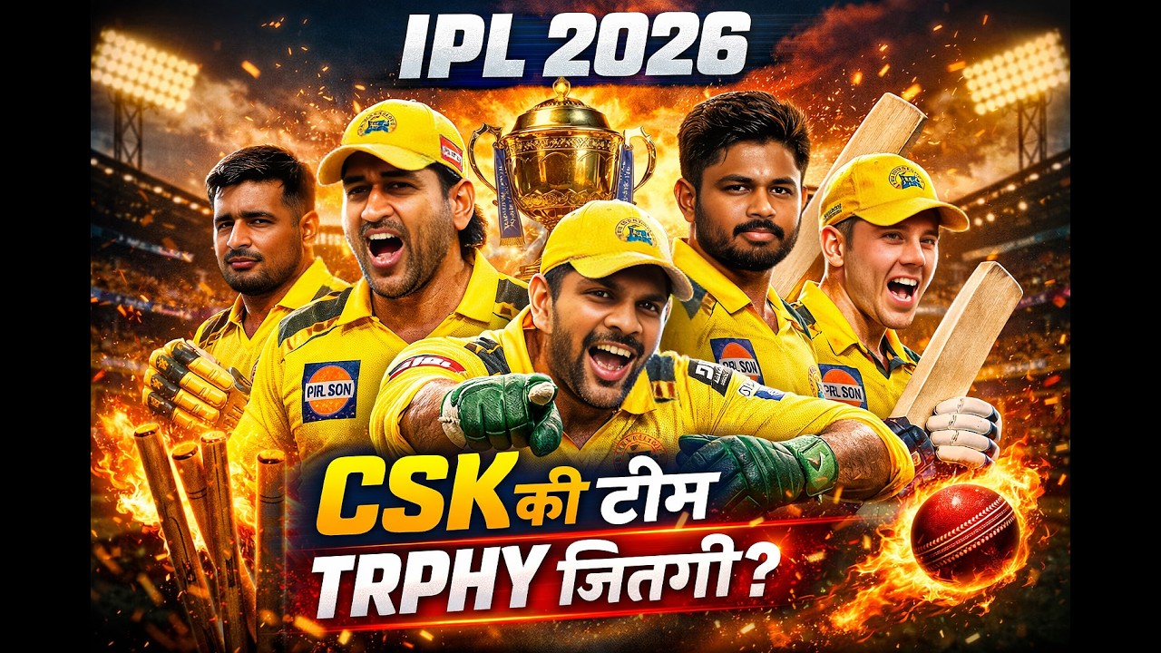 IPL 2026 CSK Full Squad Analysis | Ruturaj, Dhoni, Samson🔥 Chennai Super Kings Strongest Team?