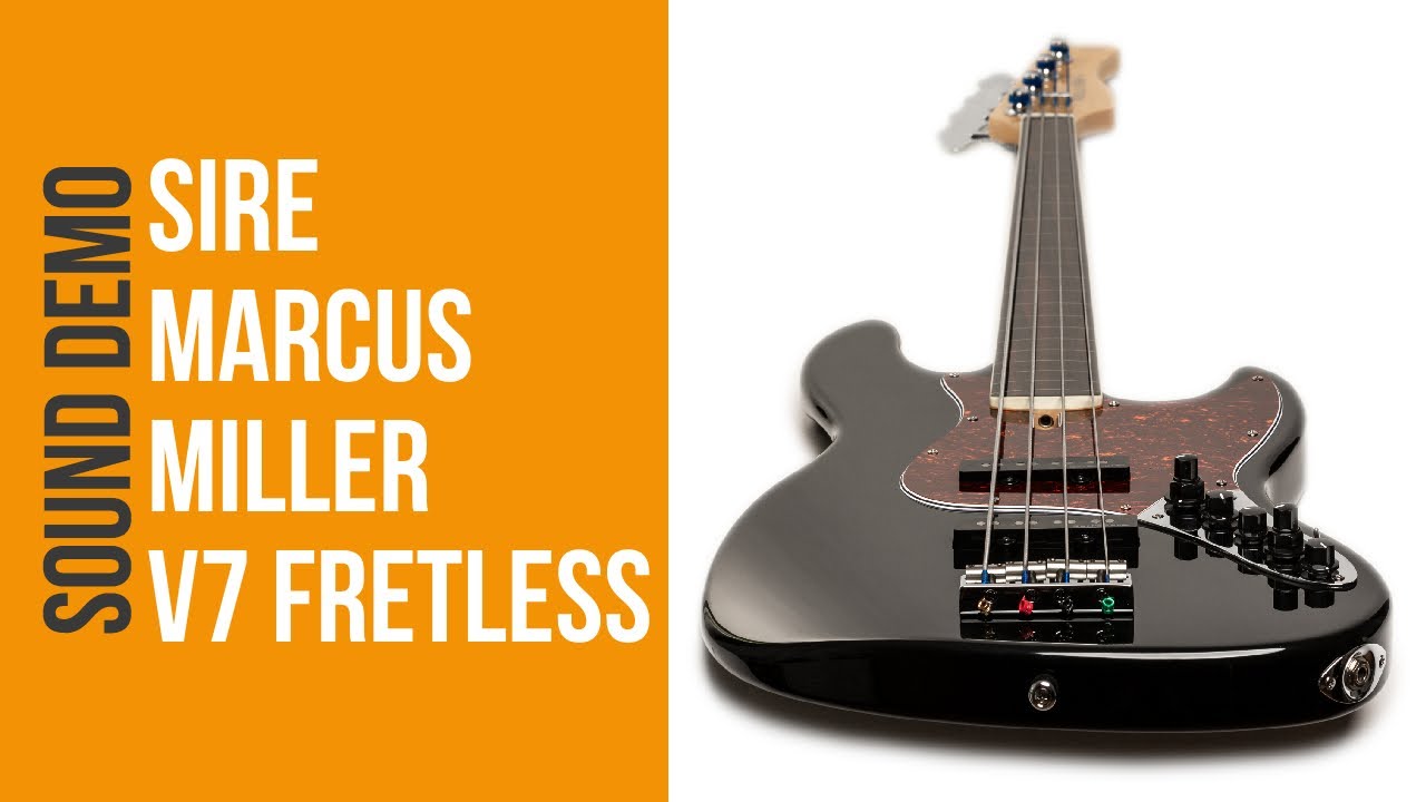 Sire Marcus Miller V7 Alder 2nd Gen Fretless - Sound Demo (no talking)