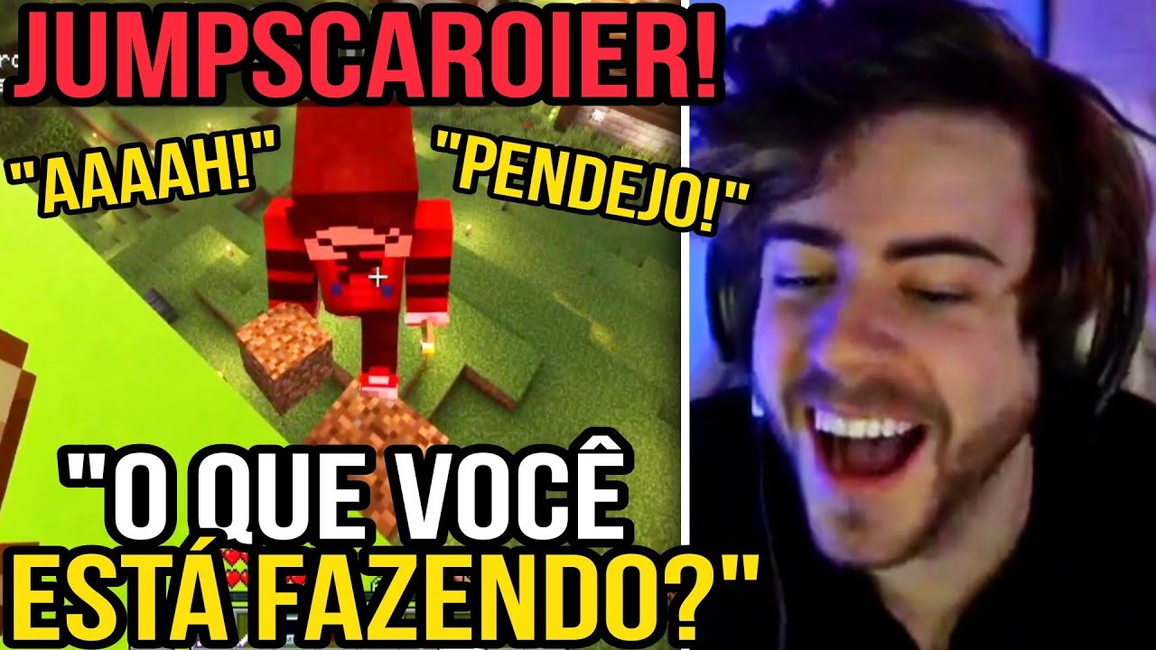 CELLBIT DANDO UM P*TA SUSTO NO ROIER KKKKK | MINECRAFT QSMP