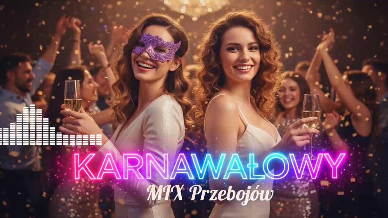 Karnawałowy Mix Przebojów Imprezowych 2026 🎭🔥 Polska muzyka | Mega zabawa całą noc