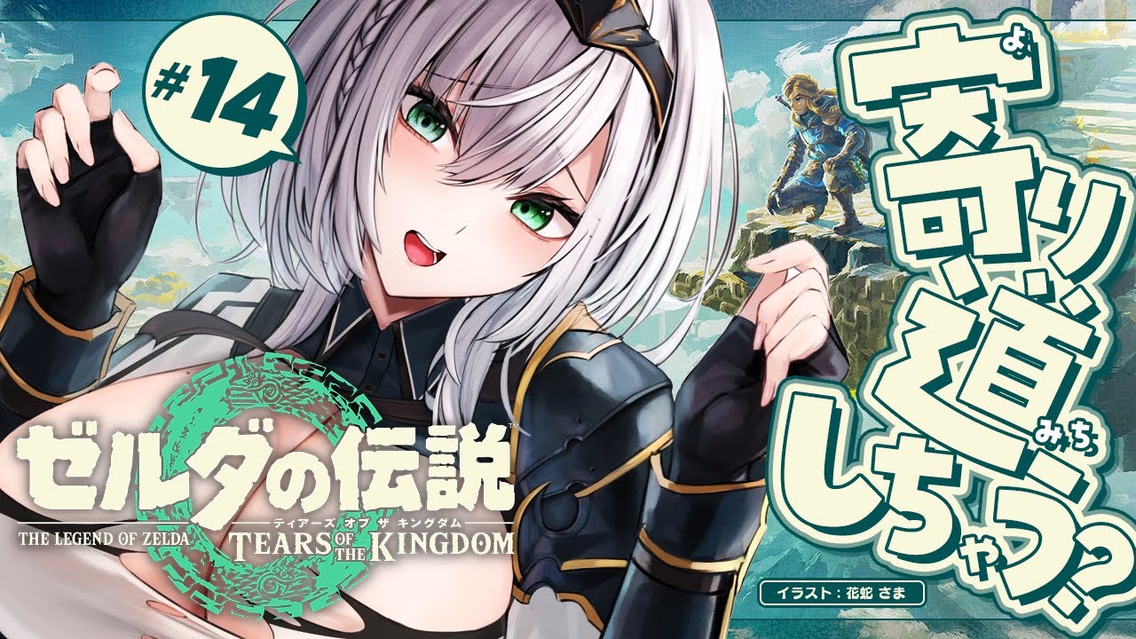 #14【ゼルダの伝説ティアーズオブザキングダム】ついに4人の賢者が仲間になった！地上絵探したり防具強化せねばッ！【白銀ノエル/ホロライブ】