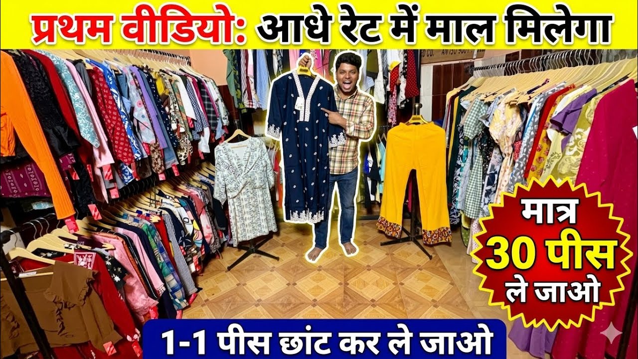 First Video आधे रेट मे माल ले जाओ | Summer export surplus | Export surplus wholesale market in delhi
