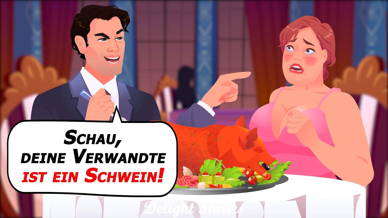 Schau, deine Verwandte ist ein Schwein!