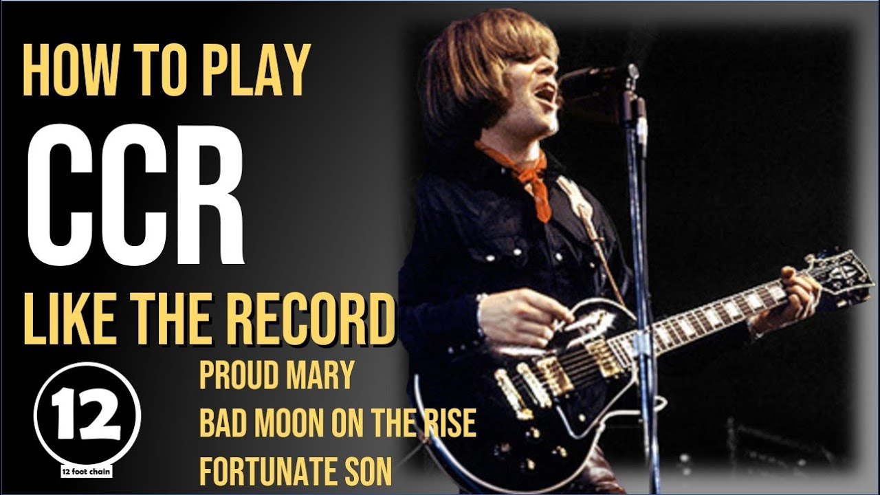 Creedence Clearwater Revival - Proud Mary, Bad Moon Rising, Fortunate Son | Guitar lesson