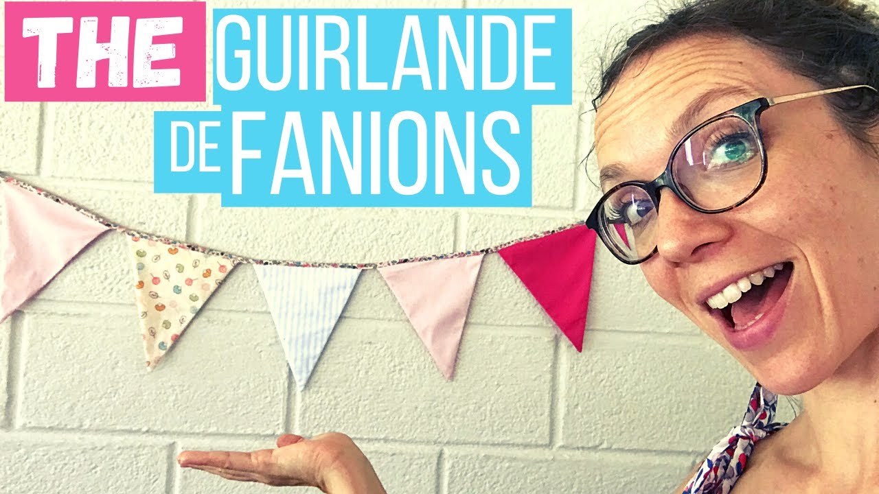 TUTO couture : Comment coudre la guirlande de fanions idéale pour une chambre d'enfant ou bébé?