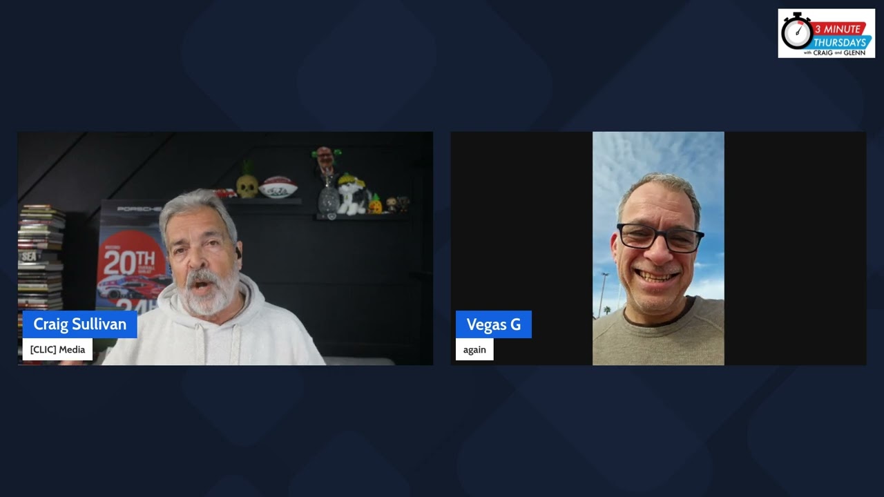«3-минутные четверги» с Крейгом Салливаном и Гленном Хауссманом.