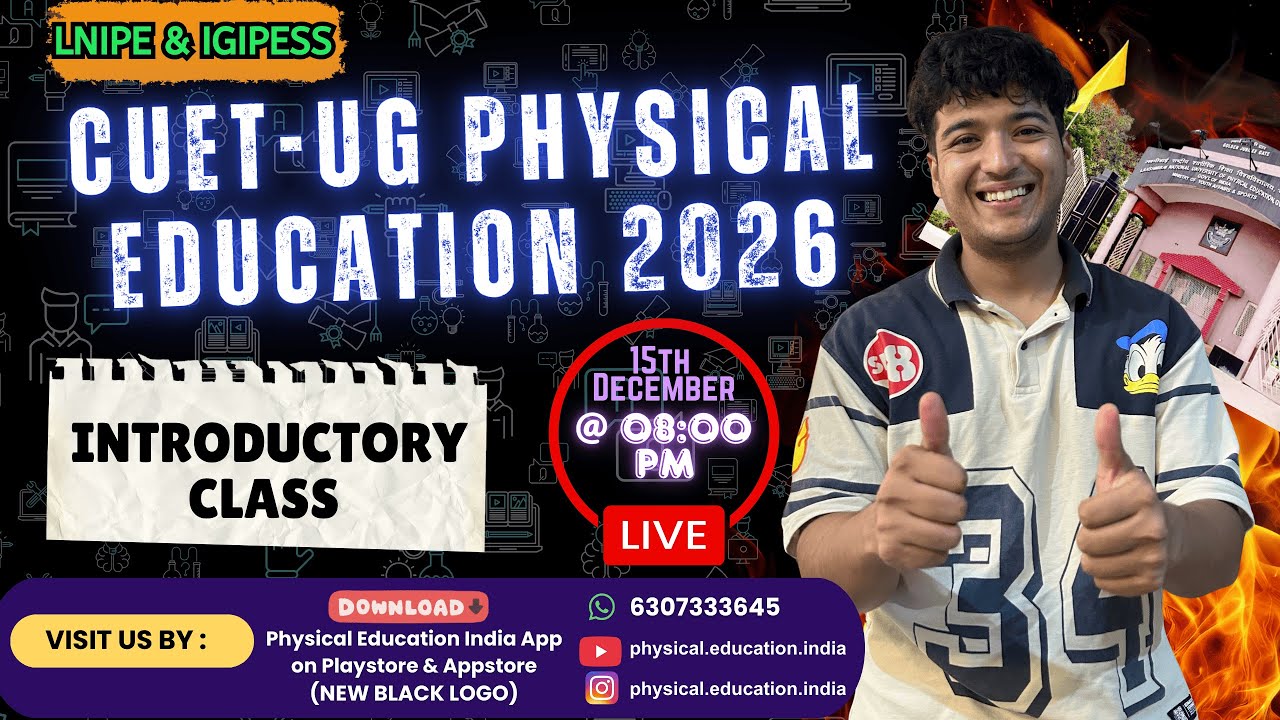 CUET UG LNIPE & DU 2026 Unit-1 ( Demo Live Class )