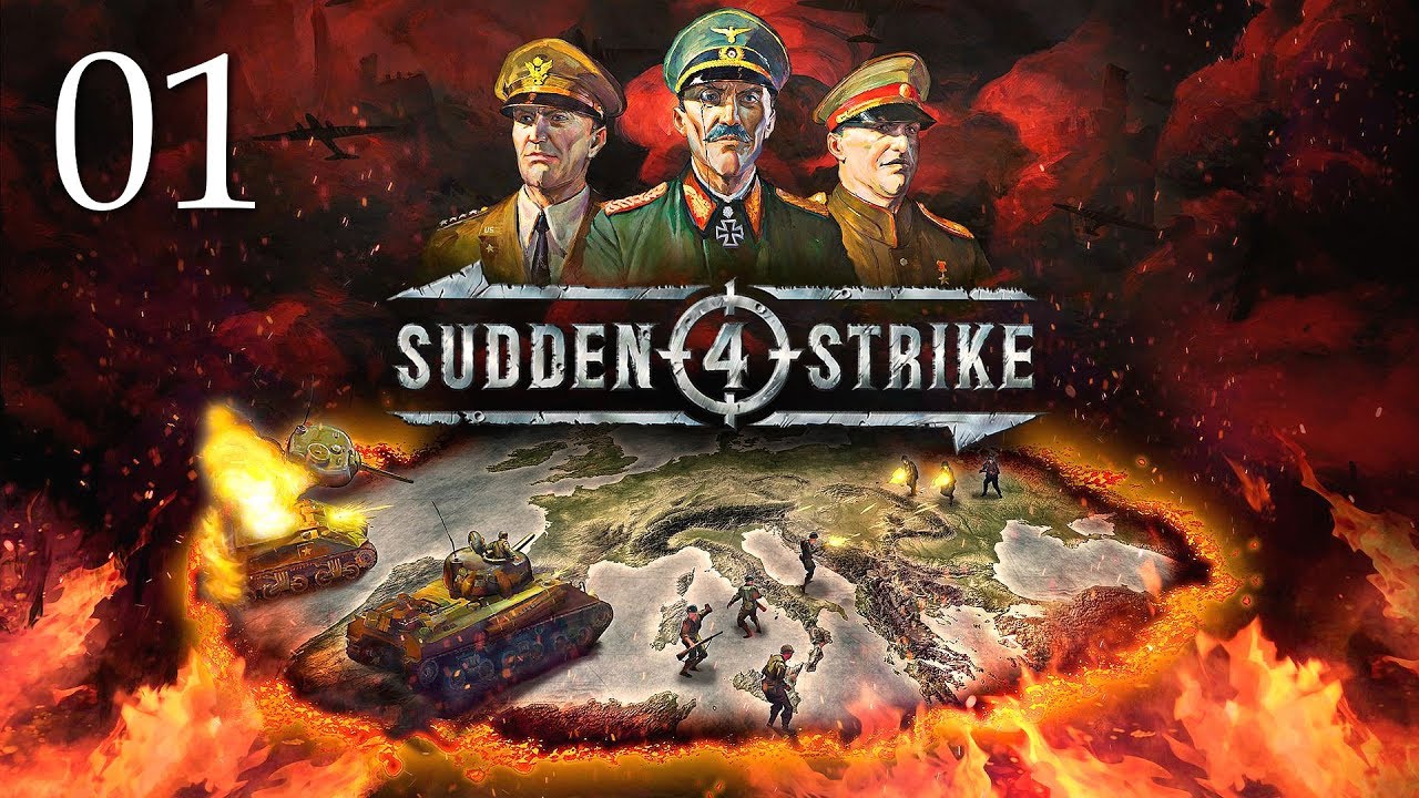 ZAGRAJMY W SUDDEN STRIKE 4 1080p (PC) #1 - BITWA O SEDAN - MEGA STRATEGIA