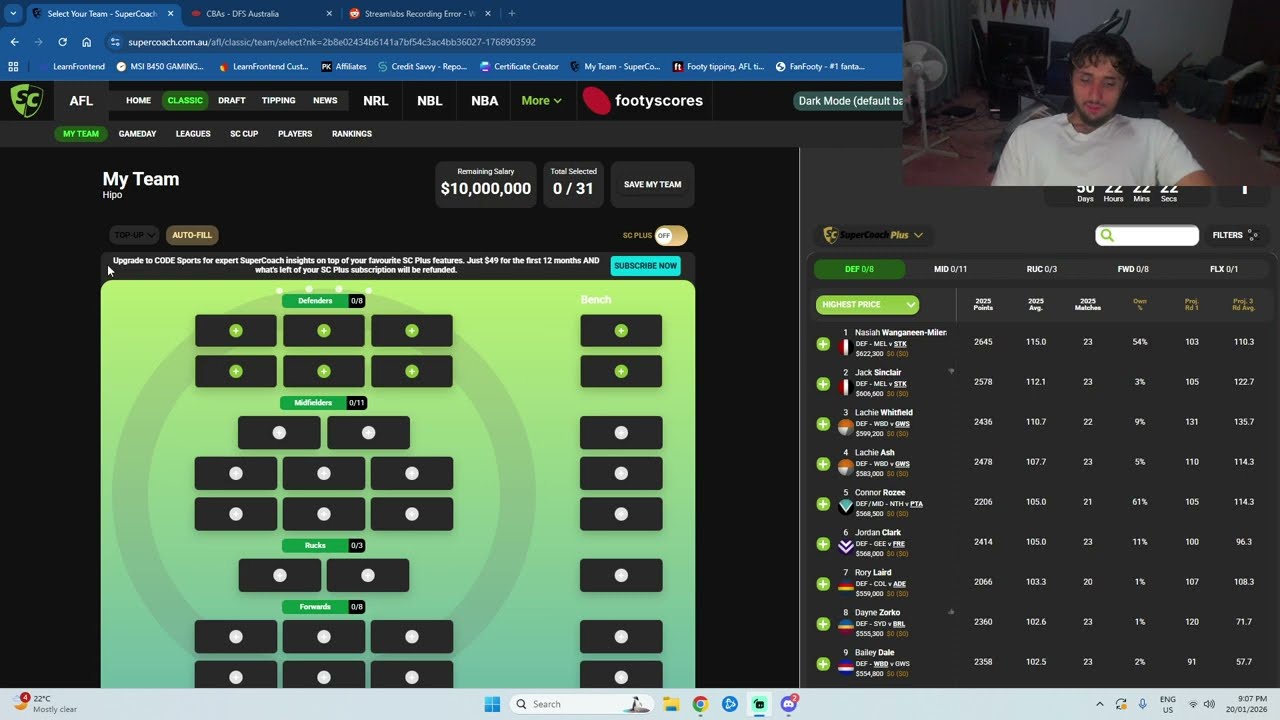 First Official Team Reveal | AFL Supercoach 2026