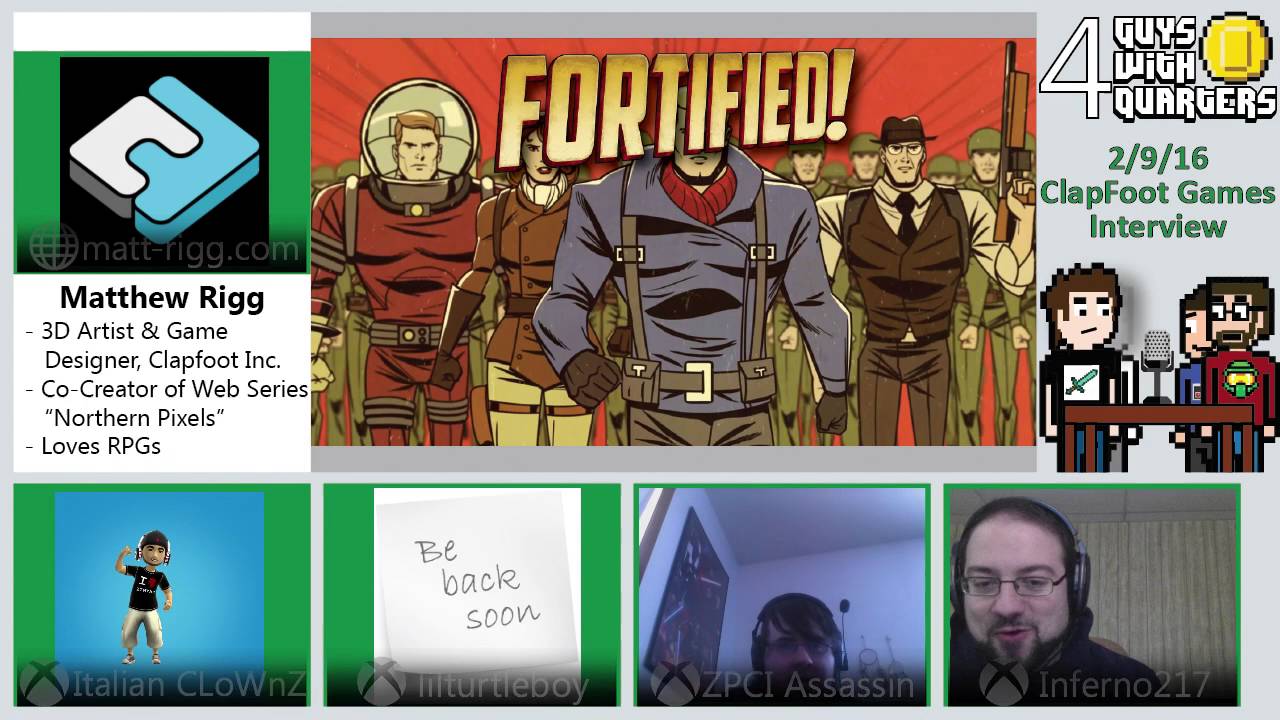 Clapfoot Games Interview - We Talk about "Fortified" with Designer Matt Rigg