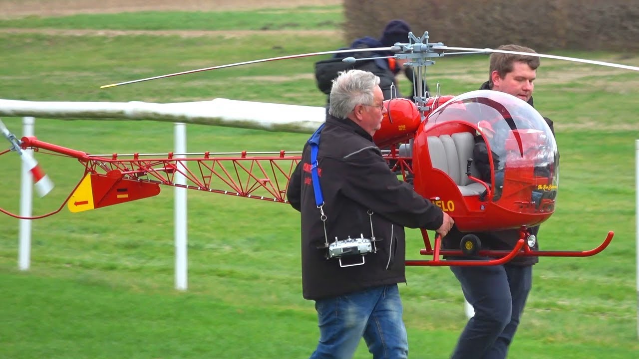 XXL BELL 47G SCALE 1:3 RC SCALE HELICOPTER | ROTOR LIVE 2019