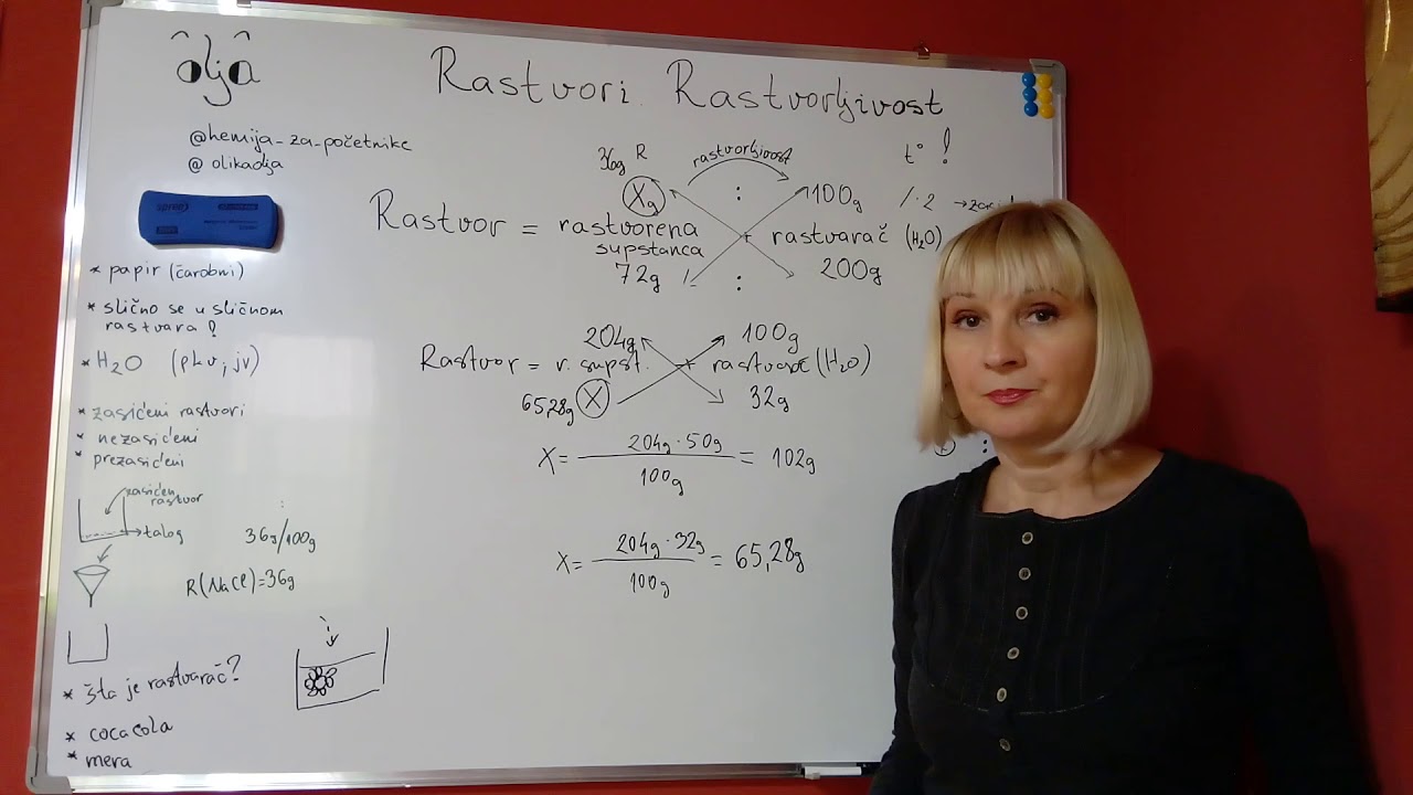 1.deo Rastvoljivost (zadaci )