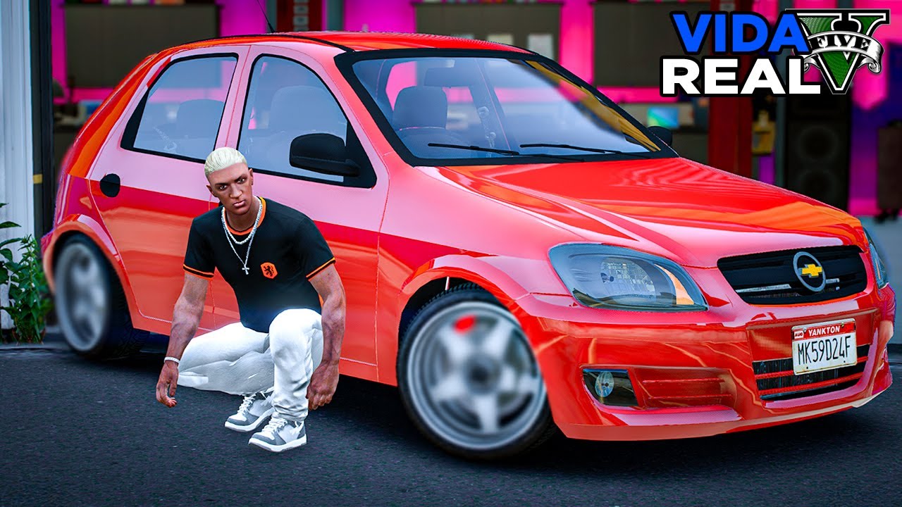 GTA V : VIDA REAL - LEVEI O CELTA PARA PREPARAR O MOTOR E OLHA NO QUE DEU - #44