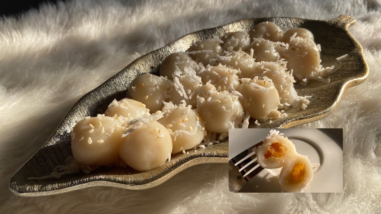 كرات الارز الغروي بسكر النخيل او سكر القصب (قولري فيرا)dolla pitha#دولا بيثا